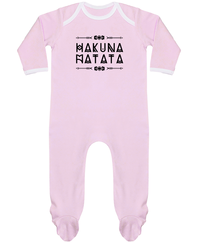 Baby Sleeper long sleeves Contrast hakuna matata by DesignMe