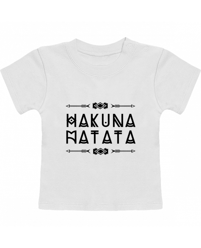 Camiseta Bebé Manga Corta hakuna matata manches courtes du designer DesignMe