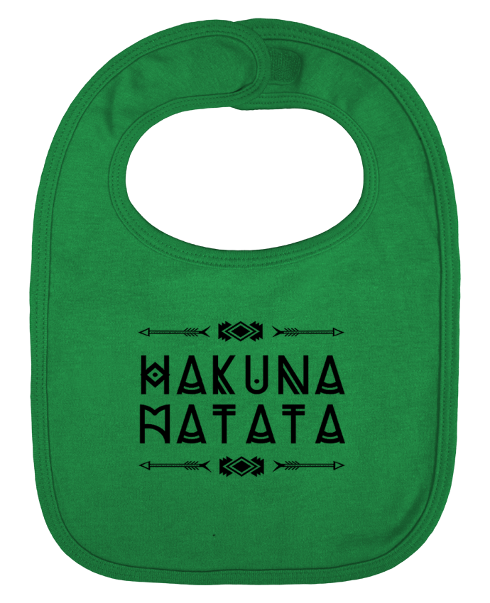 Baby Bib plain and contrast hakuna matata by DesignMe