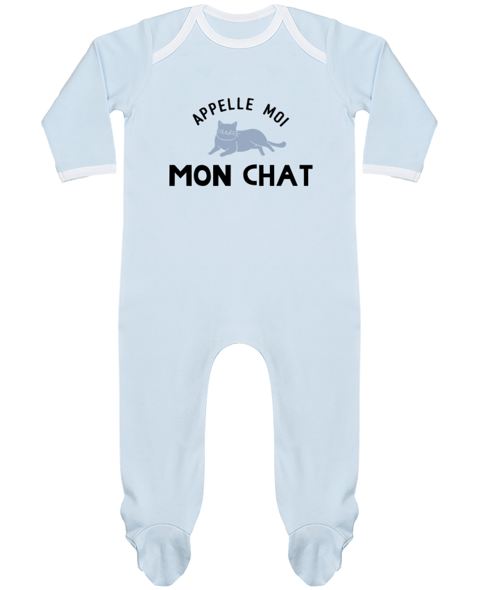 Body Pyjama Bébé Appelle moi mon chat par tunetoo