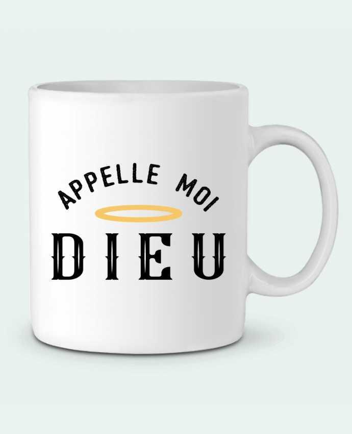 Ceramic Mug Appelle moi dieu by tunetoo