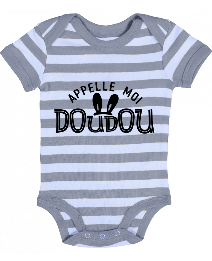 Baby Body striped Appelle moi doudou - tunetoo