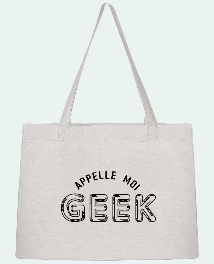 Shopping tote bag Stanley Stella Appelle moi geek by tunetoo