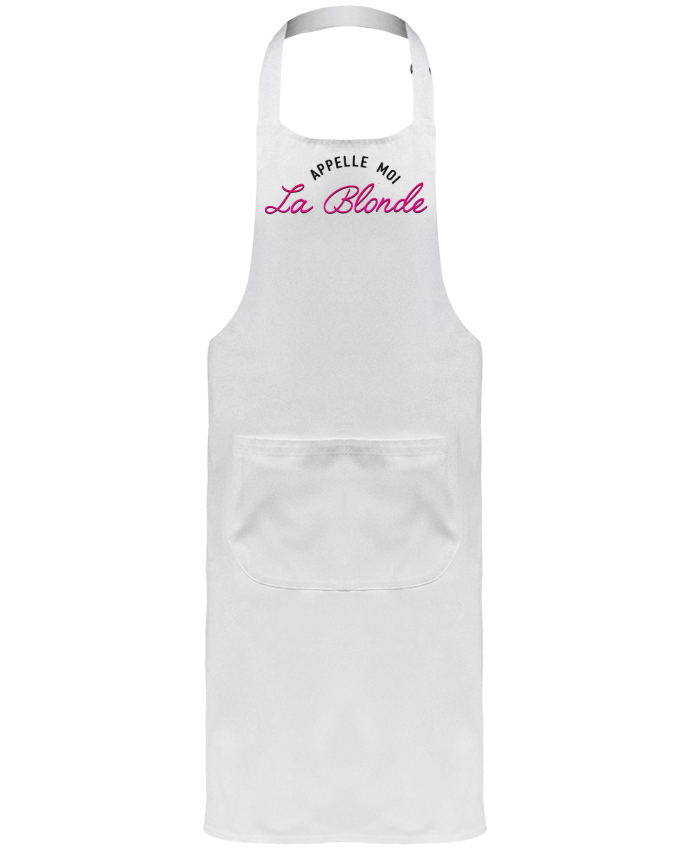 Garden or Sommelier Apron with Pocket Appelle moi la blonde by tunetoo