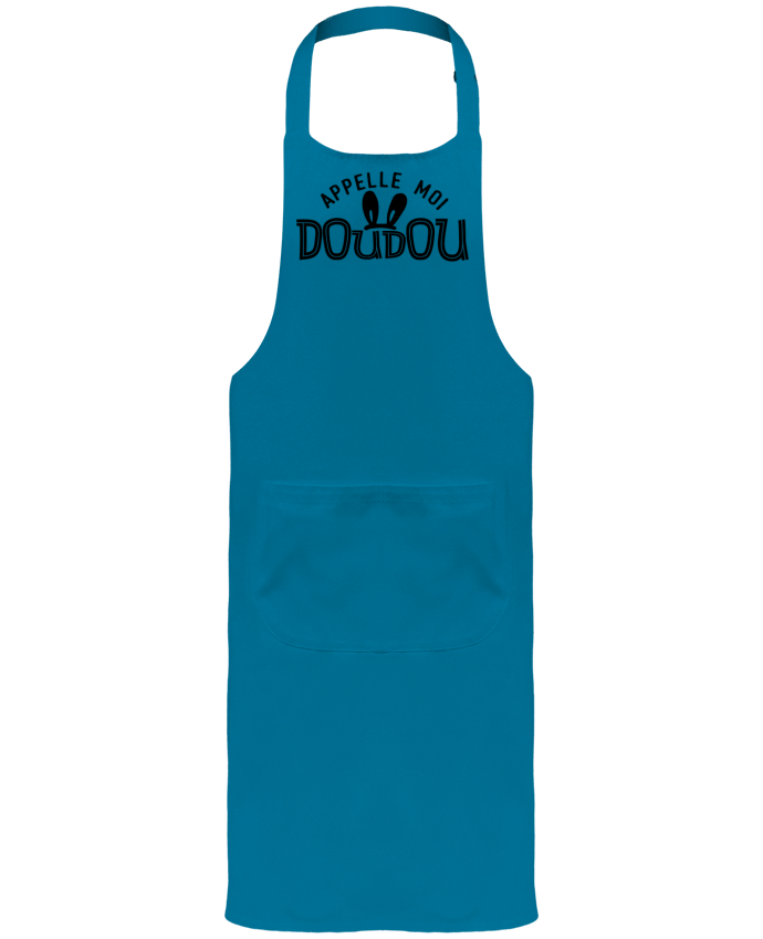 Garden or Sommelier Apron with Pocket Appelle moi doudou by tunetoo