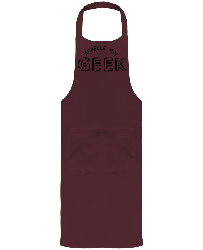 Tablier avec poches Appelle moi geek par tunetoo