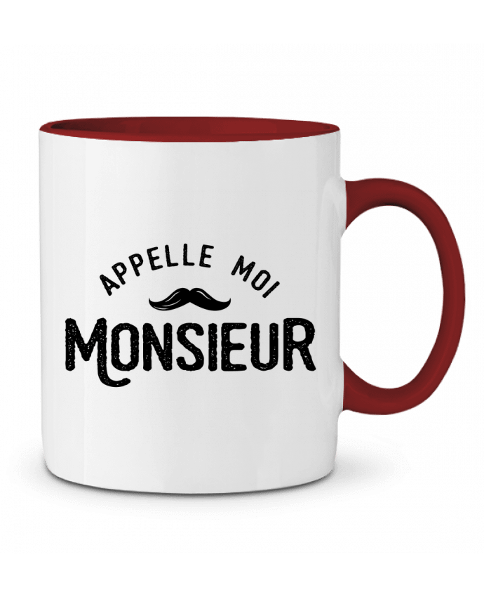 Taza Cerámica Bicolor Appelle moi monsieur tunetoo