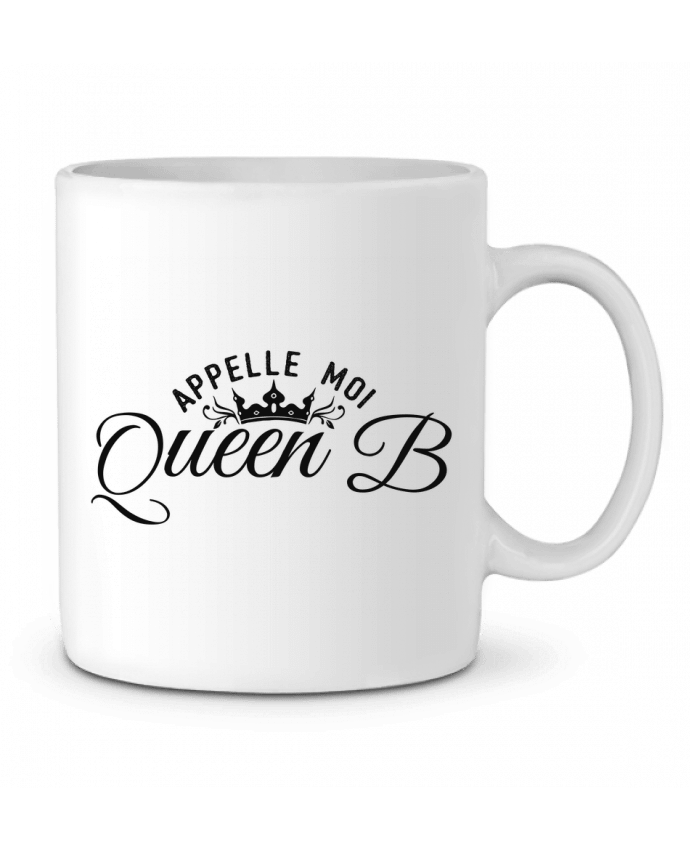 Ceramic Mug Appelle moi queen B by tunetoo