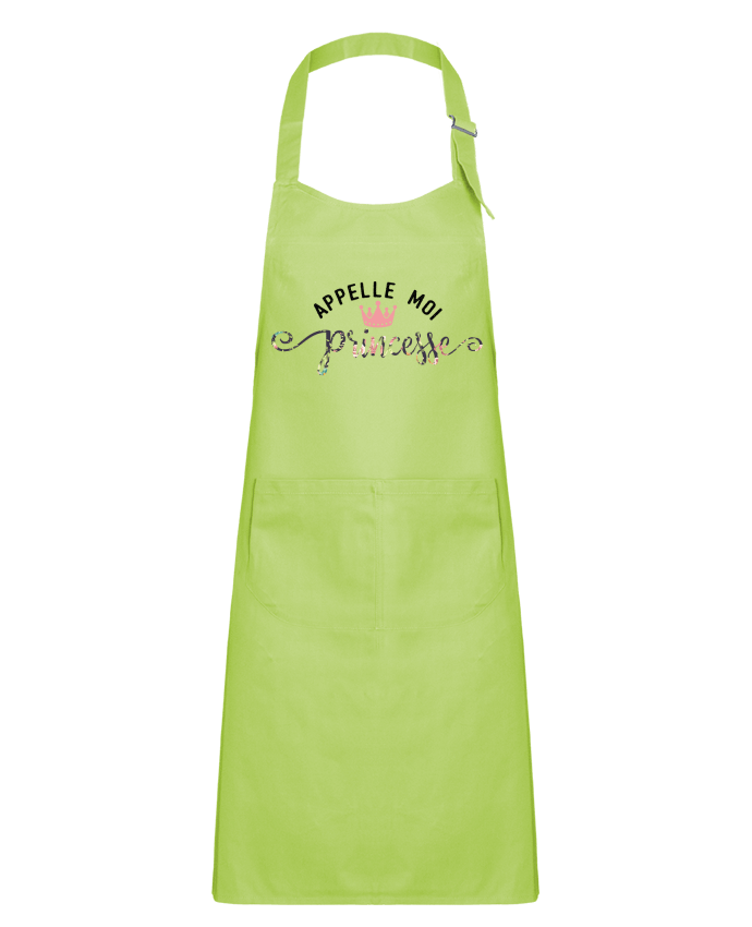 Kids chef pocket apron Appelle moi princesse by tunetoo