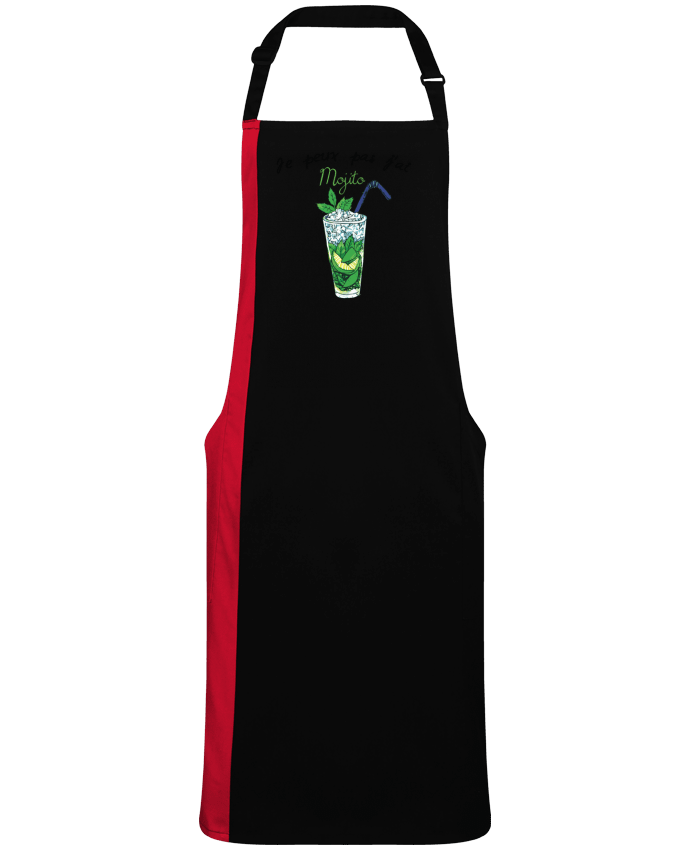 Tablier bicolore Je peux pas j'ai Mojito par  tunetoo