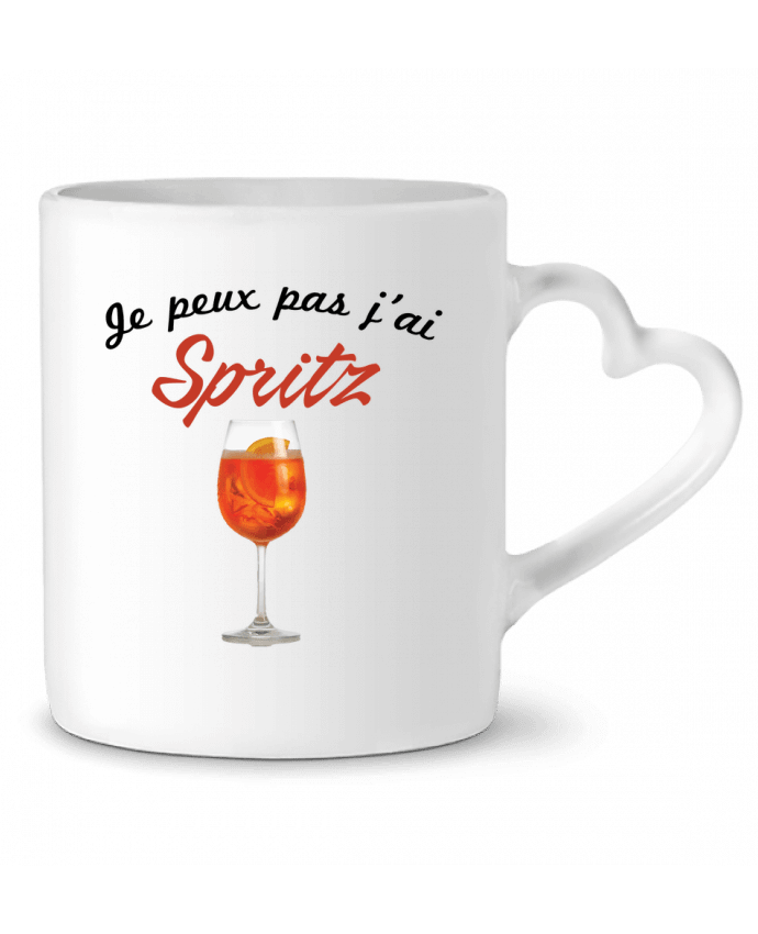 Mug coeur Je peux pas j'ai Spritz par tunetoo