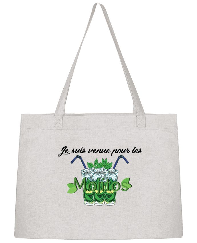 Shopping tote bag Stanley Stella Je suis venue pour les mojitos by tunetoo