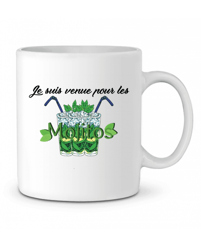 Ceramic Mug Je suis venue pour les mojitos by tunetoo