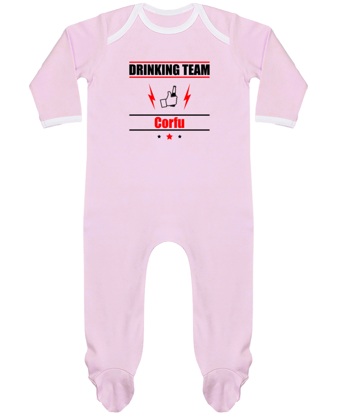 Body Pyjama Bébé Drinking Team Corfou par Benichan