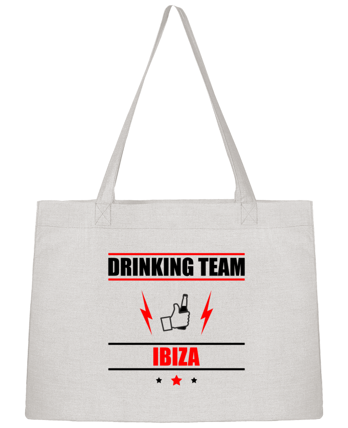 Shopping tote bag Stanley Stella Drinking Team Ibiza by Benichan