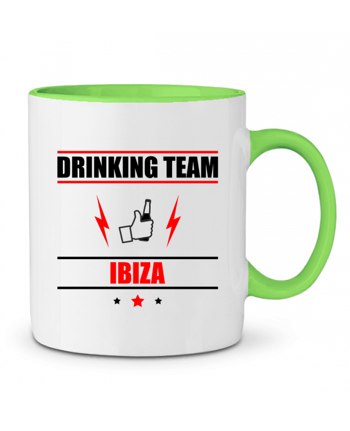Two-tone Ceramic Mug Drinking Team Ibiza Benichan