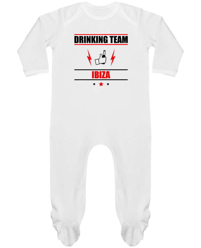 Body Pyjama Bébé Drinking Team Ibiza par Benichan