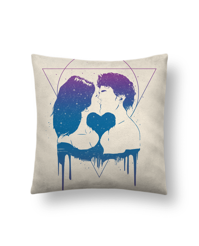 Cushion suede touch 45 x 45 cm Cosmic love II by Balàzs Solti