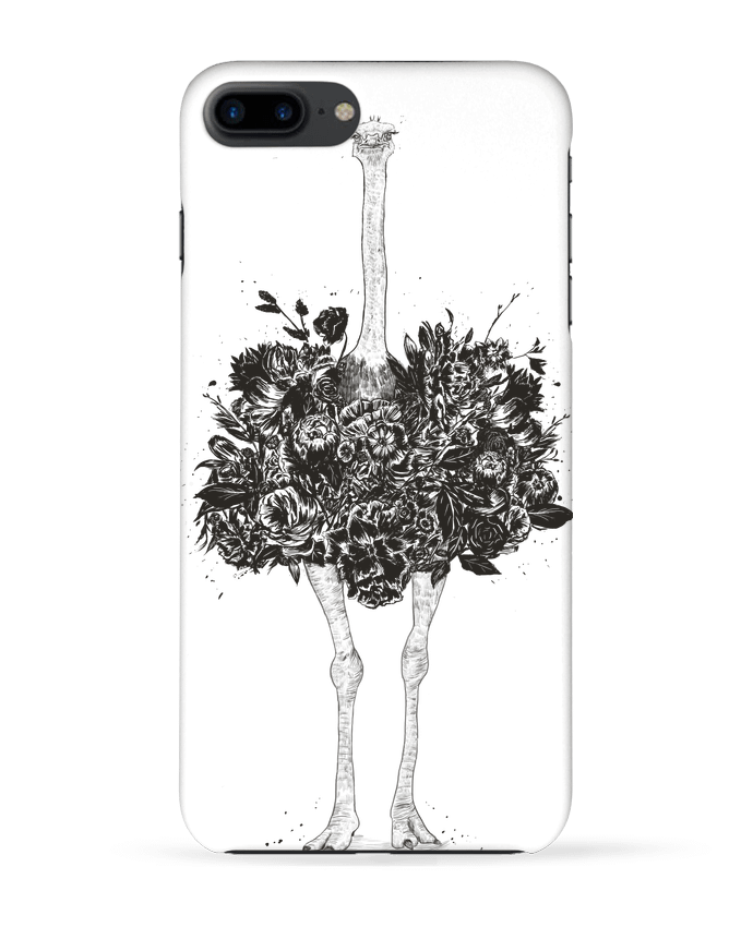 Case 3D iPhone 7+ Floral ostrich by Balàzs Solti