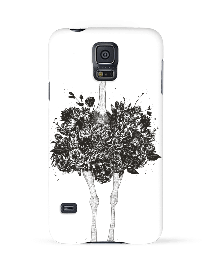 Coque Samsung Galaxy S5 Floral ostrich par Balàzs Solti