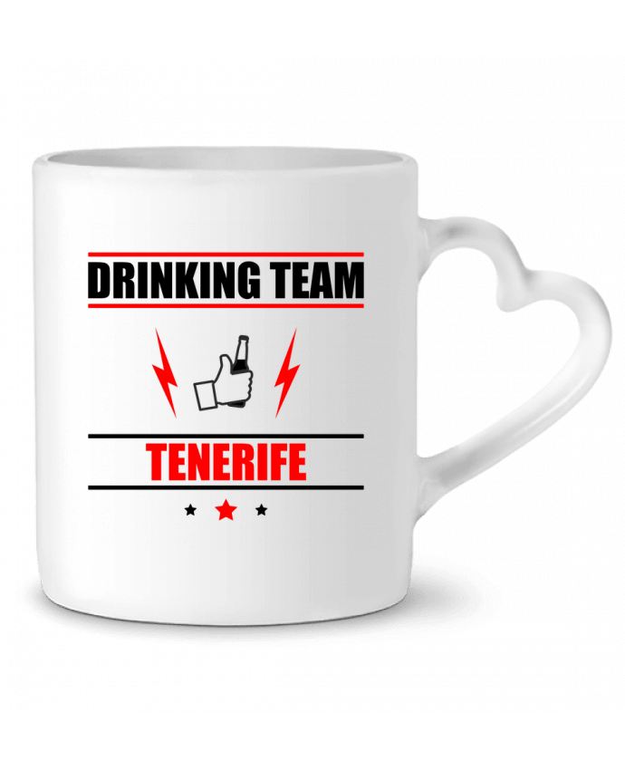 Mug Heart Drinking Team Tenerife by Benichan