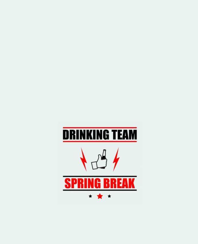Tote Bag cotton Drinking Team Spring Break by Benichan