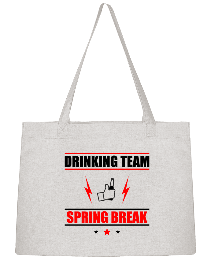 Shopping tote bag Stanley Stella Drinking Team Spring Break by Benichan