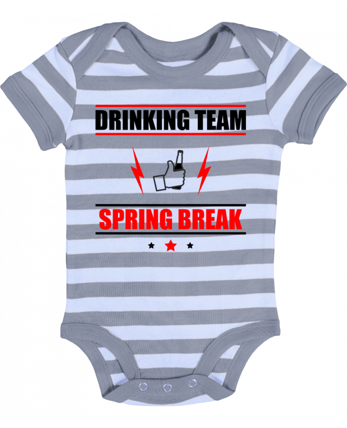 Baby Body striped Drinking Team Spring Break - Benichan