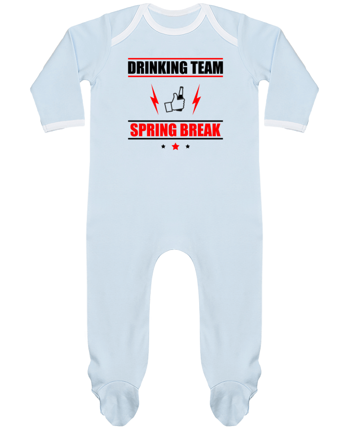 Body Pyjama Bébé Drinking Team Spring Break par Benichan
