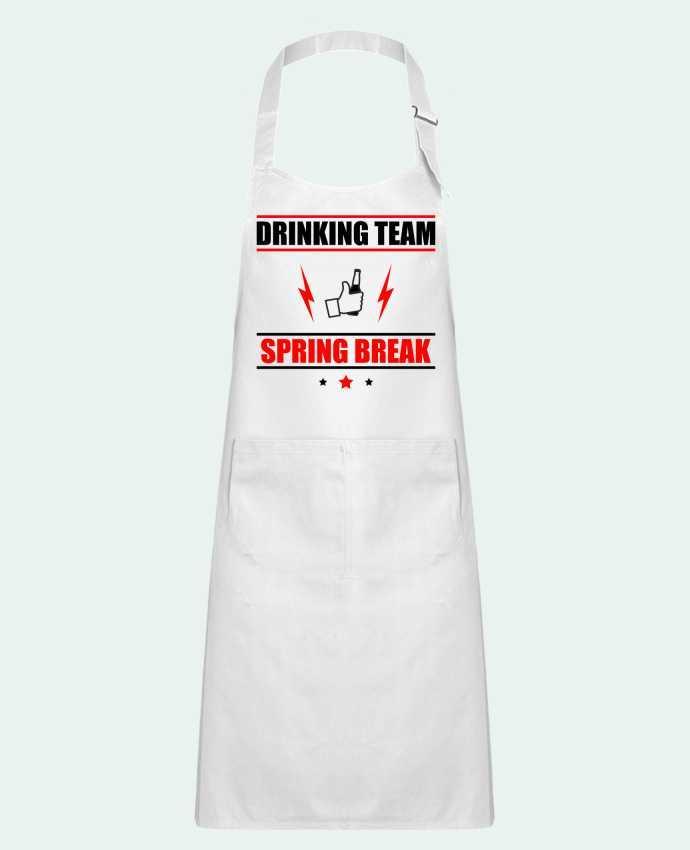 Tablier Enfant Drinking Team Spring Break par Benichan