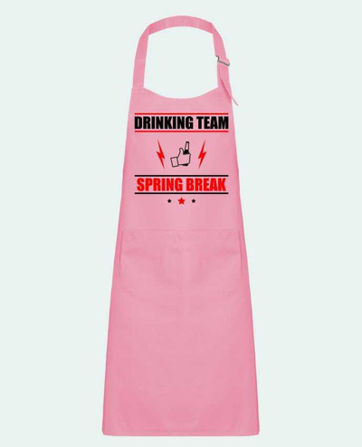 Tablier Enfant Drinking Team Spring Break par Benichan