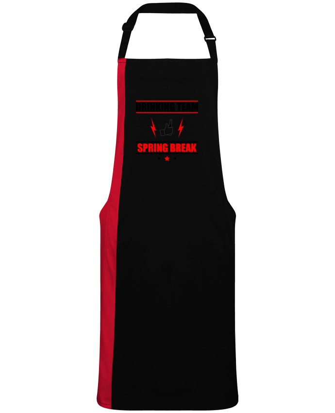 Tablier bicolore Drinking Team Spring Break par  Benichan