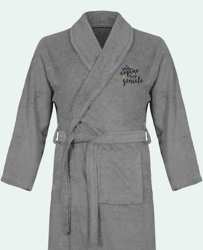 Sponge Premium Bathrobe Je suis une copine trop géniale by tunetoo 