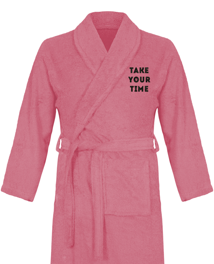 Peignoir éponge premium Take your time par tunetoo 