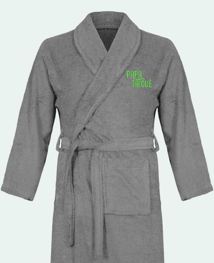 Sponge Premium Bathrobe Papa Tatoué by  tunetoo 