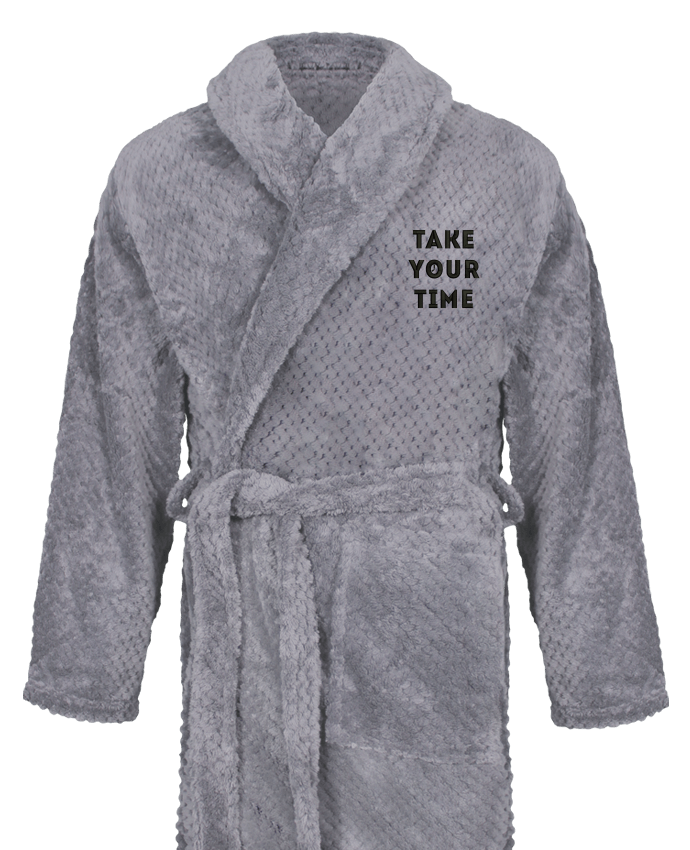  Peignoir Homme Plaid Take your time par tunetoo