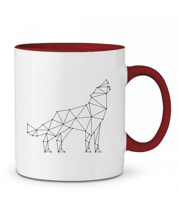 Mug bicolore wolf - geometry /wait-design