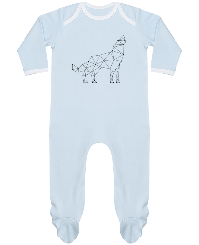 Body Pyjama Bébé wolf - geometry par /wait-design