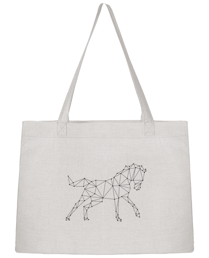 Shopping tote bag Stanley Stella horse - géométrique by /wait-design