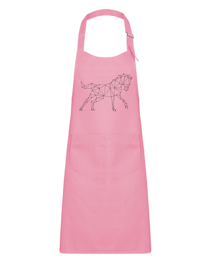 Kids chef pocket apron horse - géométrique by /wait-design