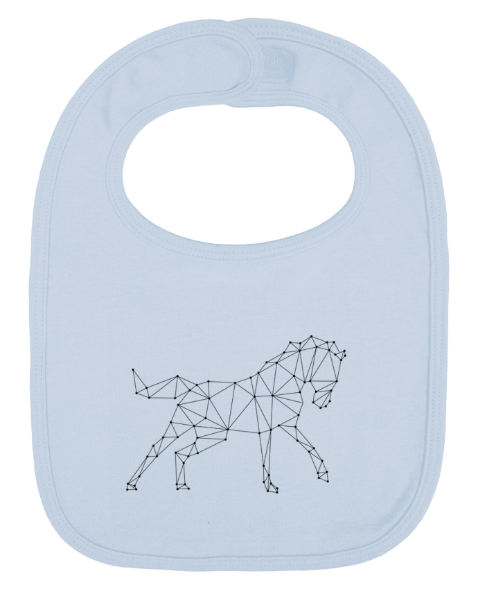 Bavoir bébé uni horse - géométrique par /wait-design