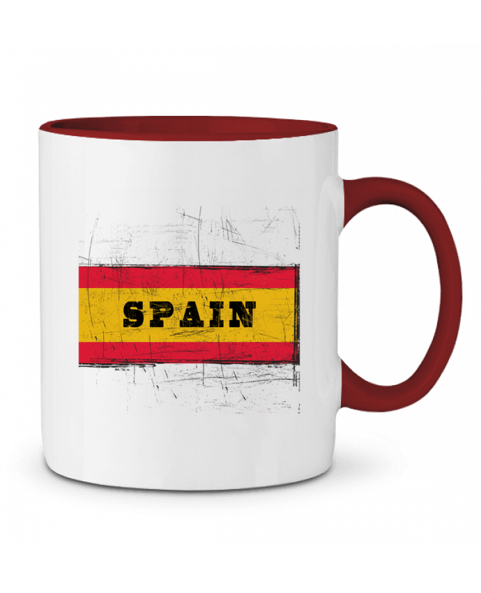 Mug bicolore Drapeau espagnol Les Caprices de Filles