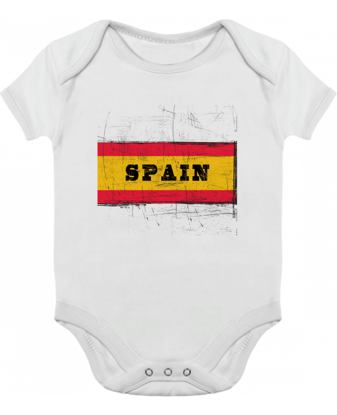 Baby Body Contrast Drapeau espagnol by Les Caprices de Filles