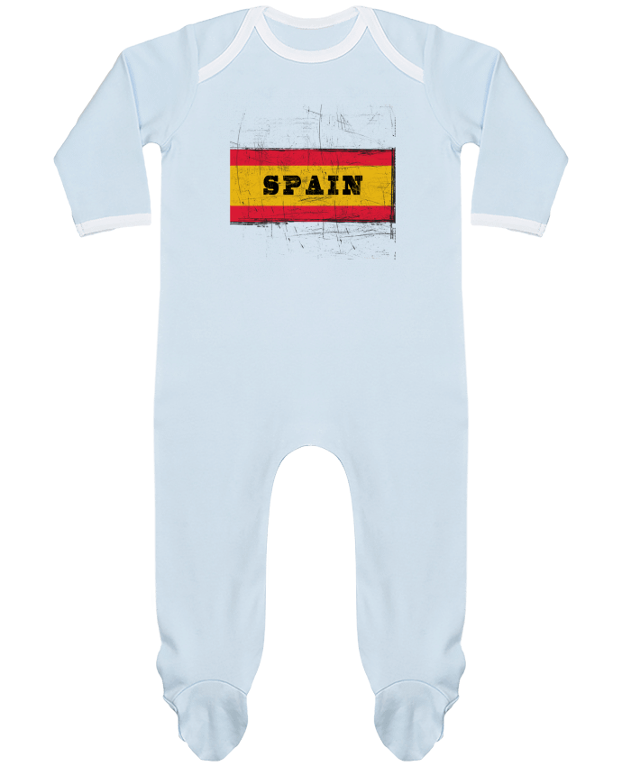 Body Pyjama Bébé Drapeau espagnol par Les Caprices de Filles