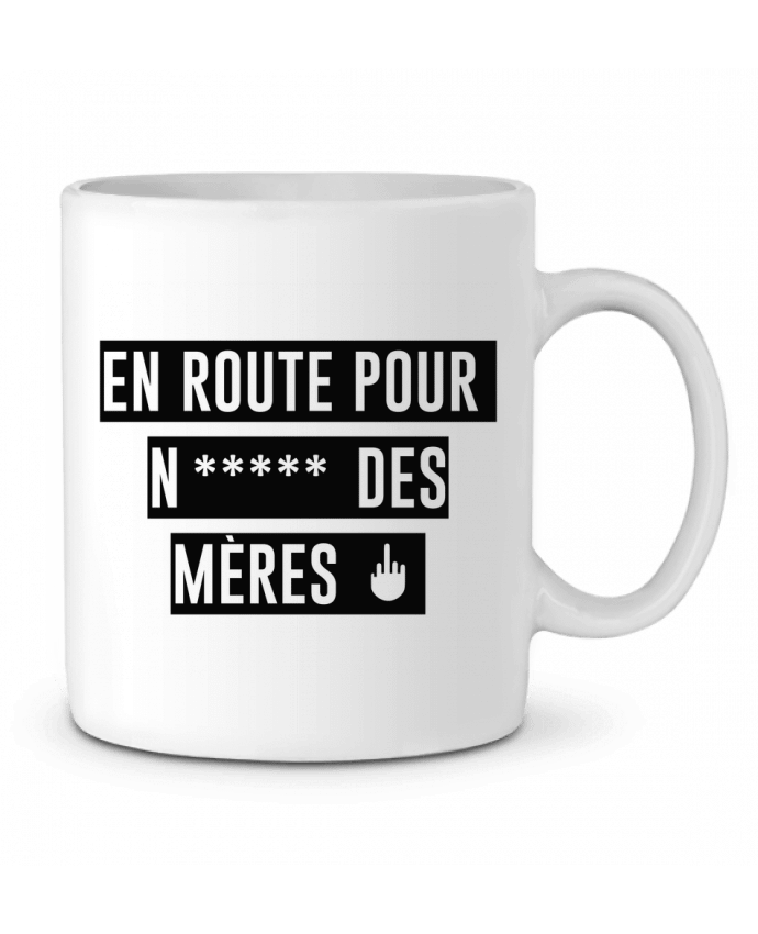 Taza Cerámica En route pour N***** des mères por tunetoo