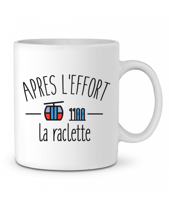 Ceramic Mug Après l'effort, la raclette by FRENCHUP-MAYO