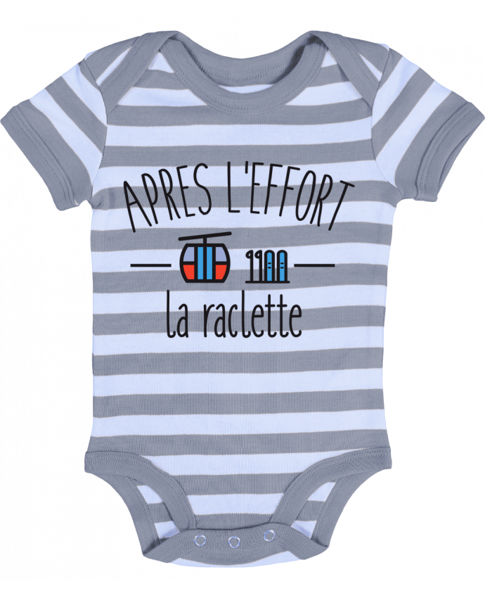 Baby Body striped Après l'effort, la raclette - FRENCHUP-MAYO