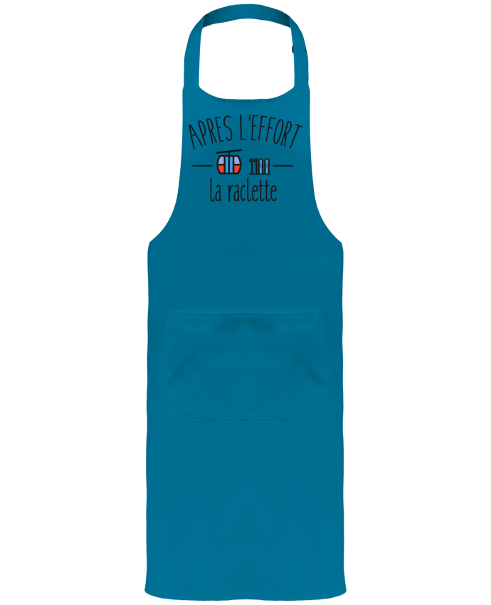 Garden or Sommelier Apron with Pocket Après l'effort, la raclette by FRENCHUP-MAYO