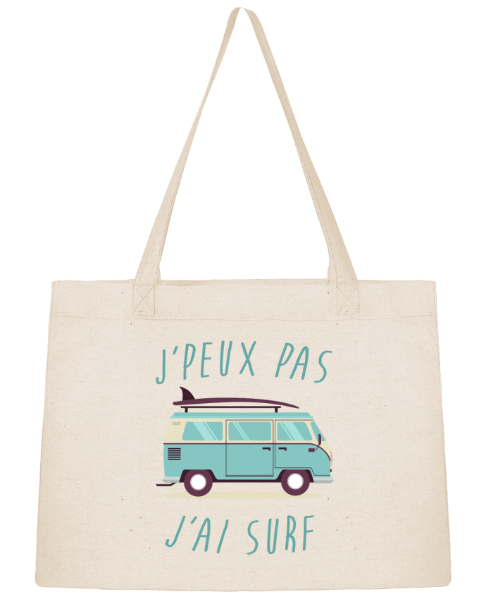 Shopping tote bag Stanley Stella Je peux pas j'ai surf by FRENCHUP-MAYO