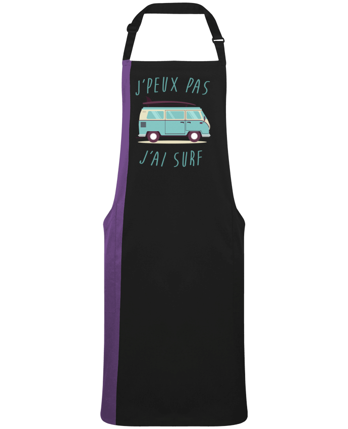 Two-tone long Apron Je peux pas j'ai surf by  FRENCHUP-MAYO